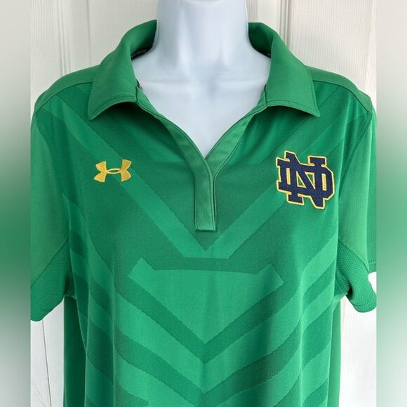 Under Armour Notre Dame Women’s Golf Loose Polo Fighting Irish Athletic XL Women - Picture 12 of 14